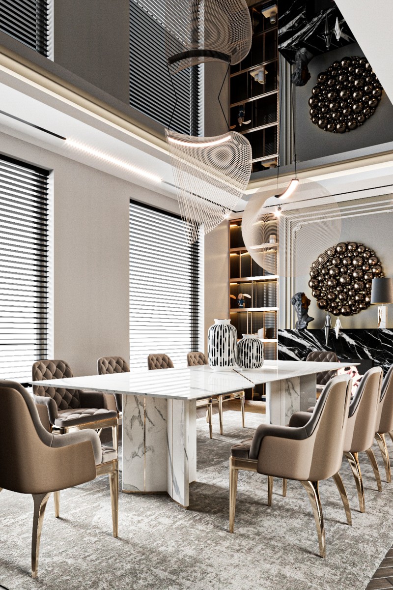 Algerone Rectangular Dining Table