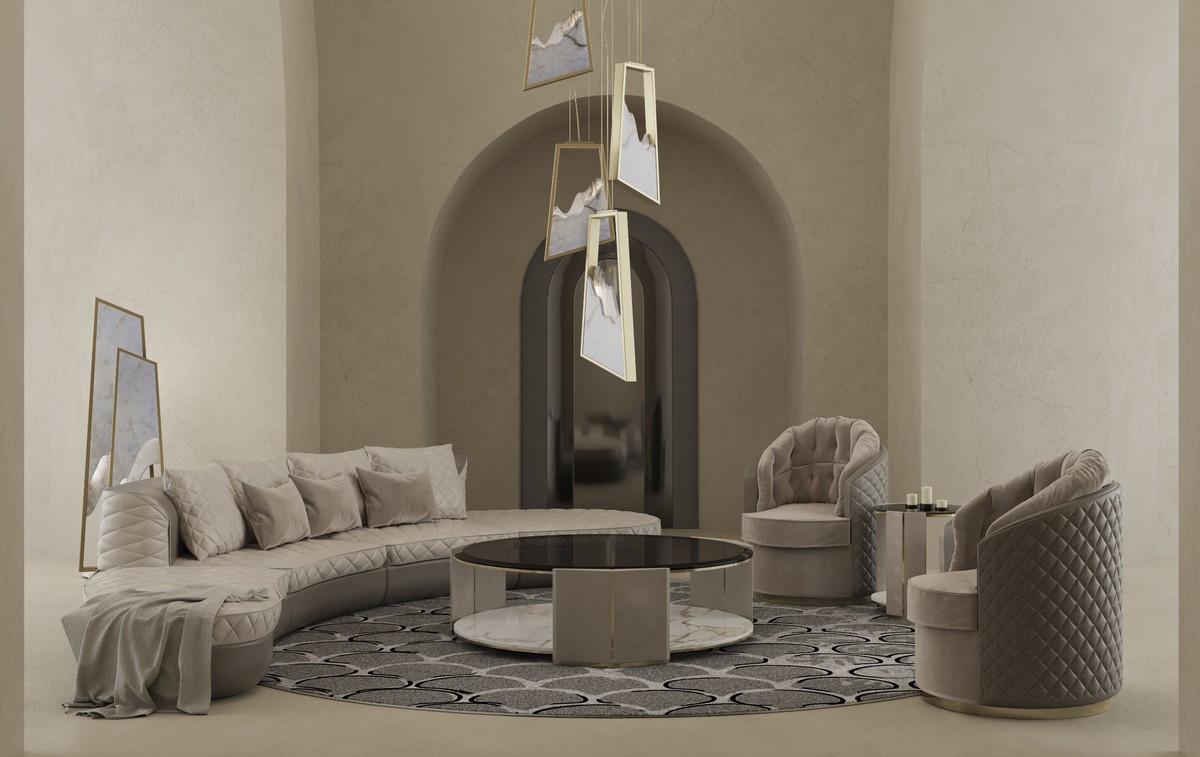 Algerone Set Center Table