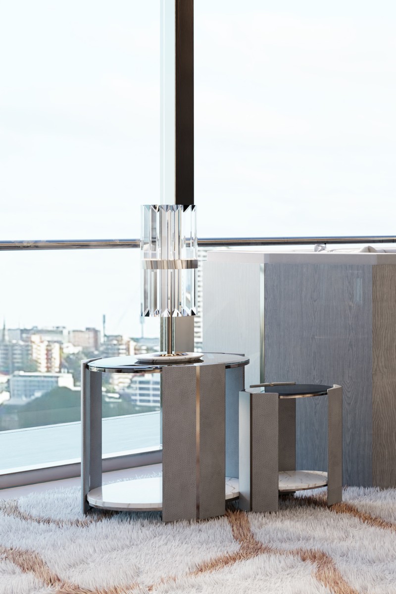 Algerone Set Side Table