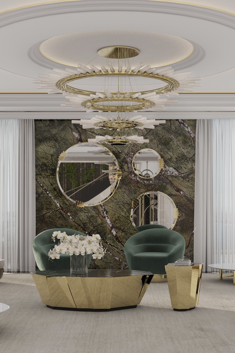 Crackle Center Table