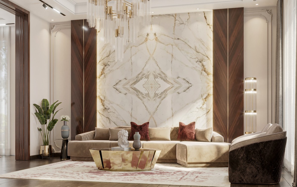 Crackle Center Table