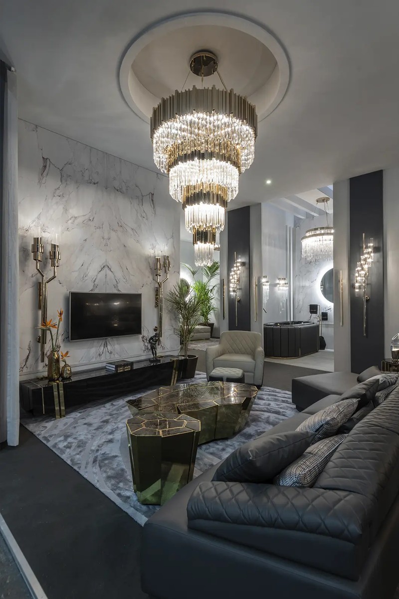 Crackle Center Table