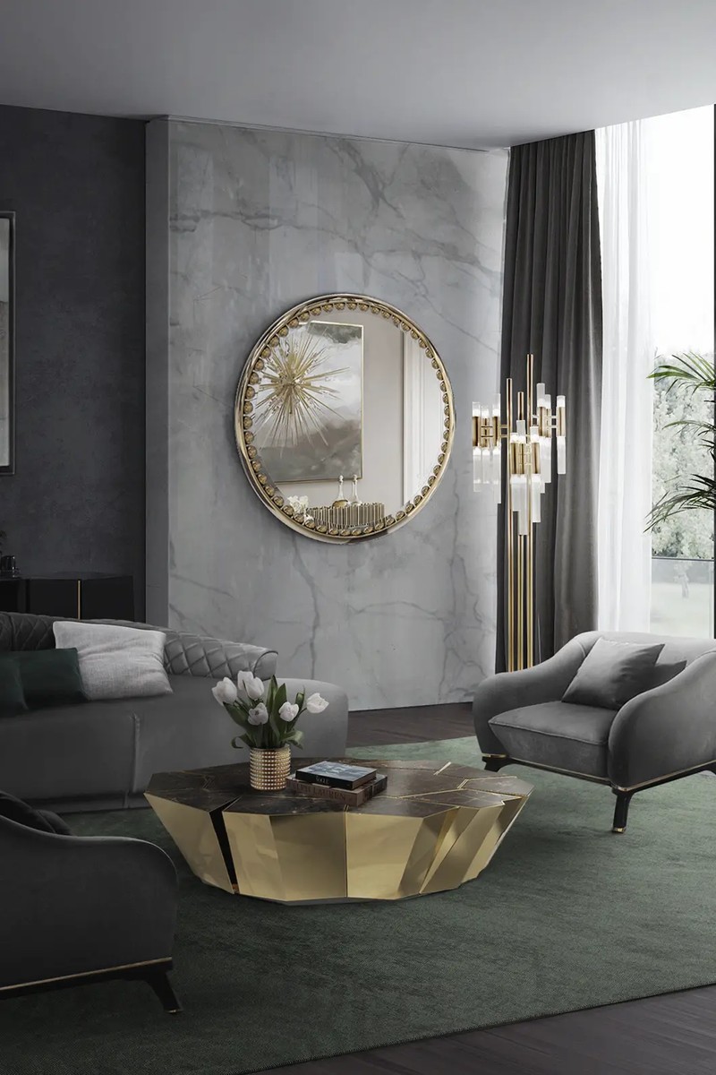 Crackle Center Table