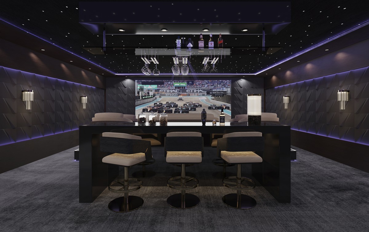 Galea Swivel Bar Chair