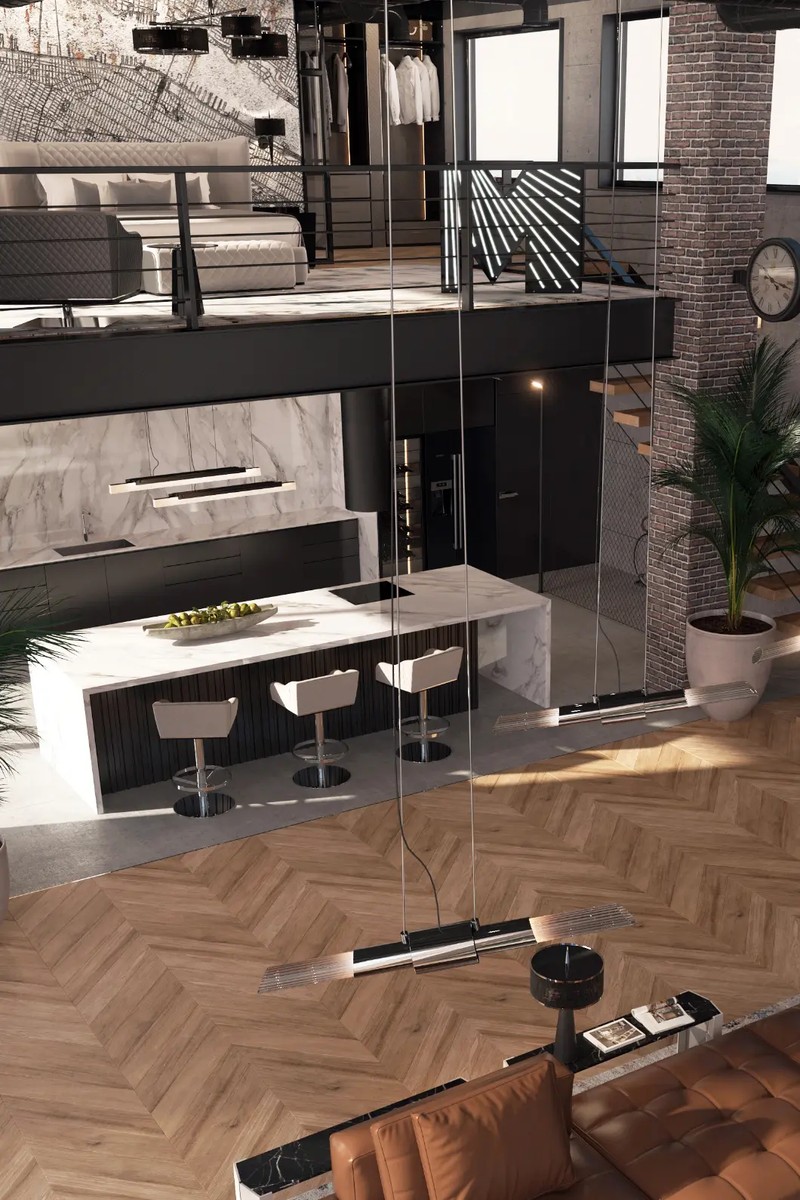 Saboteur Swivel Bar Chair