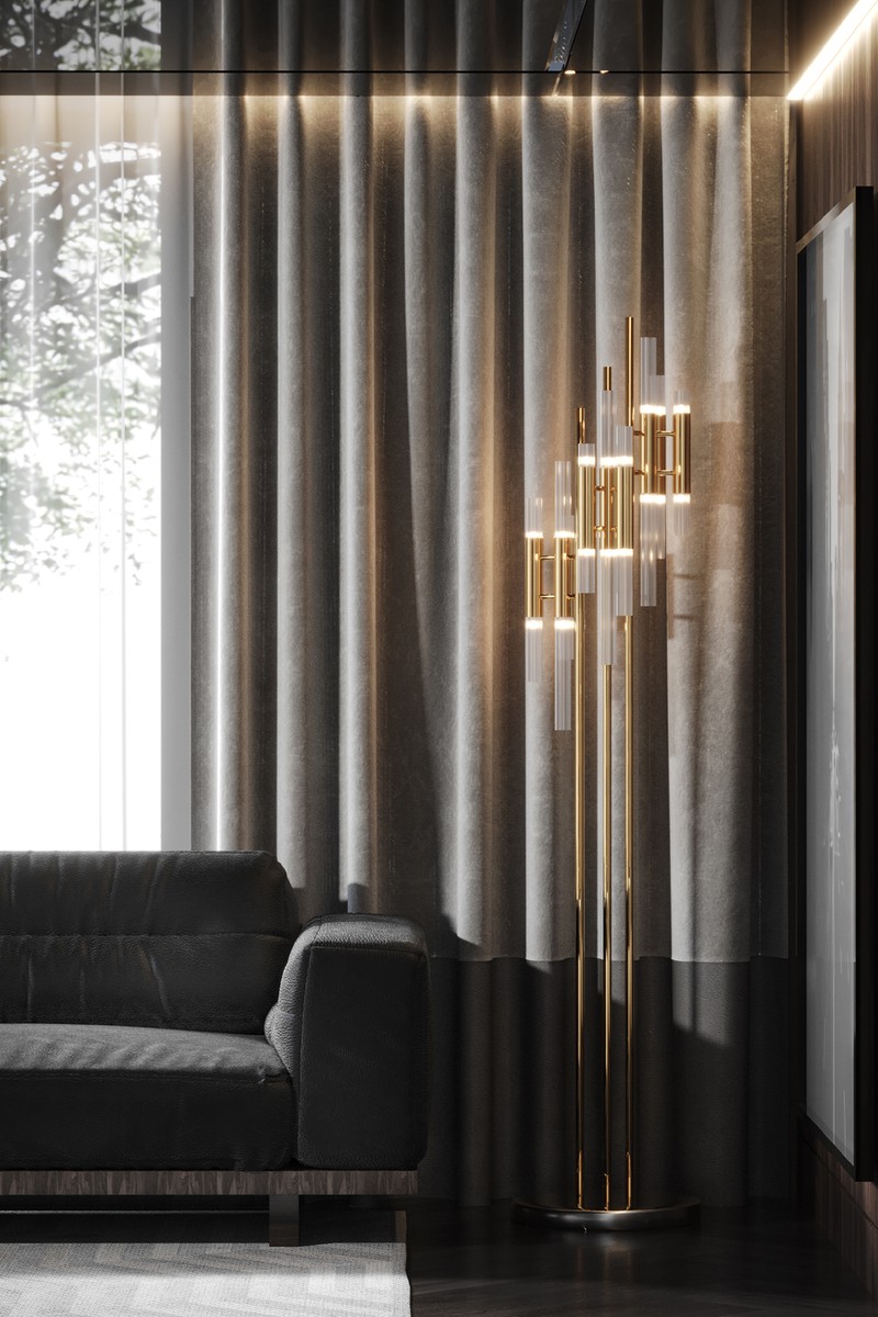 Waterfall Floor Lamp