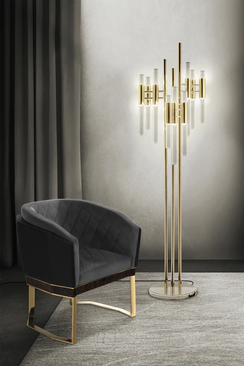 Waterfall Floor Lamp