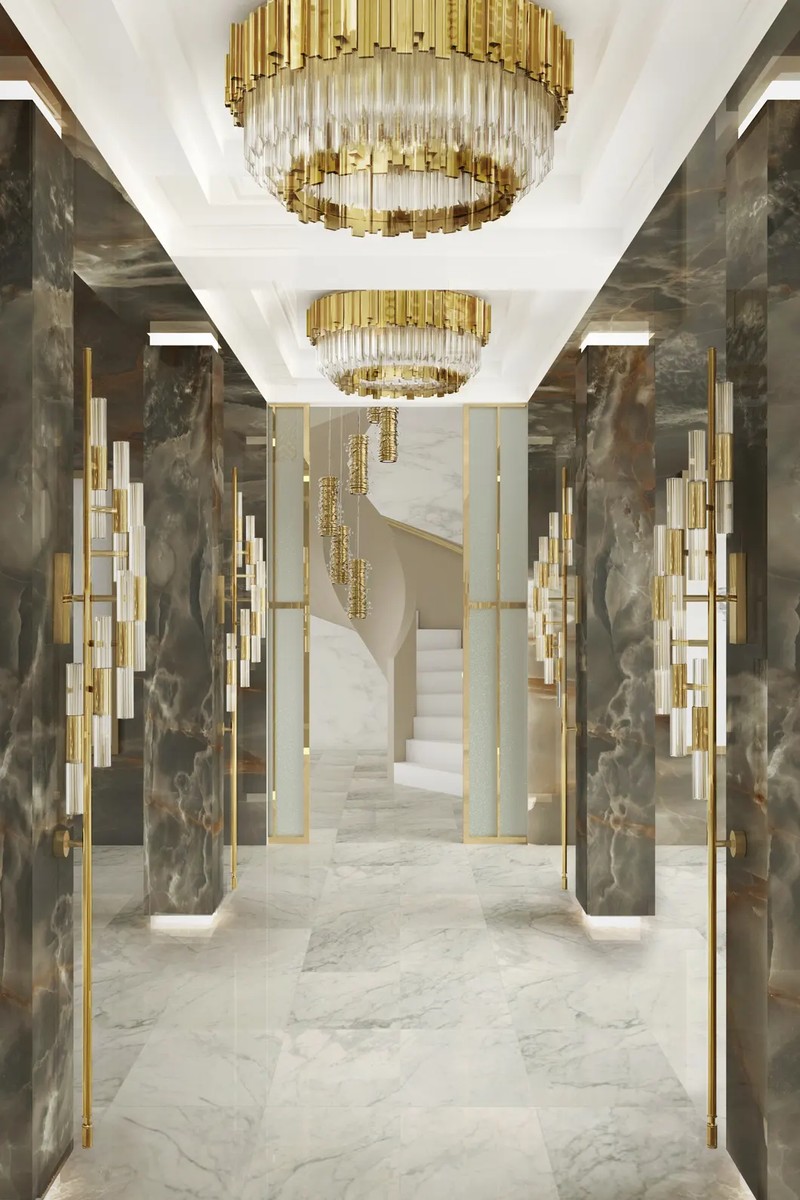 Waterfall Torch Wall Lamp