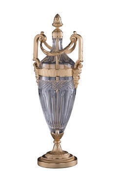 Vase Transparent Crystal Centerpiece 14210.0