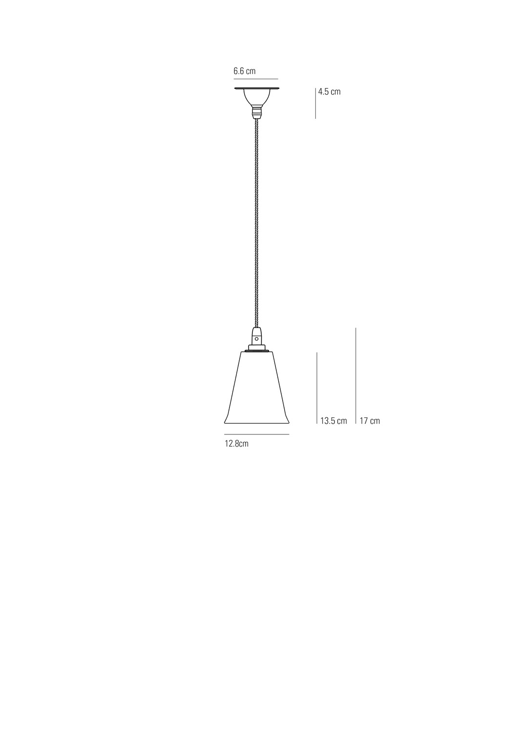 Dimensions Antique Brass Flowerpot Pendant