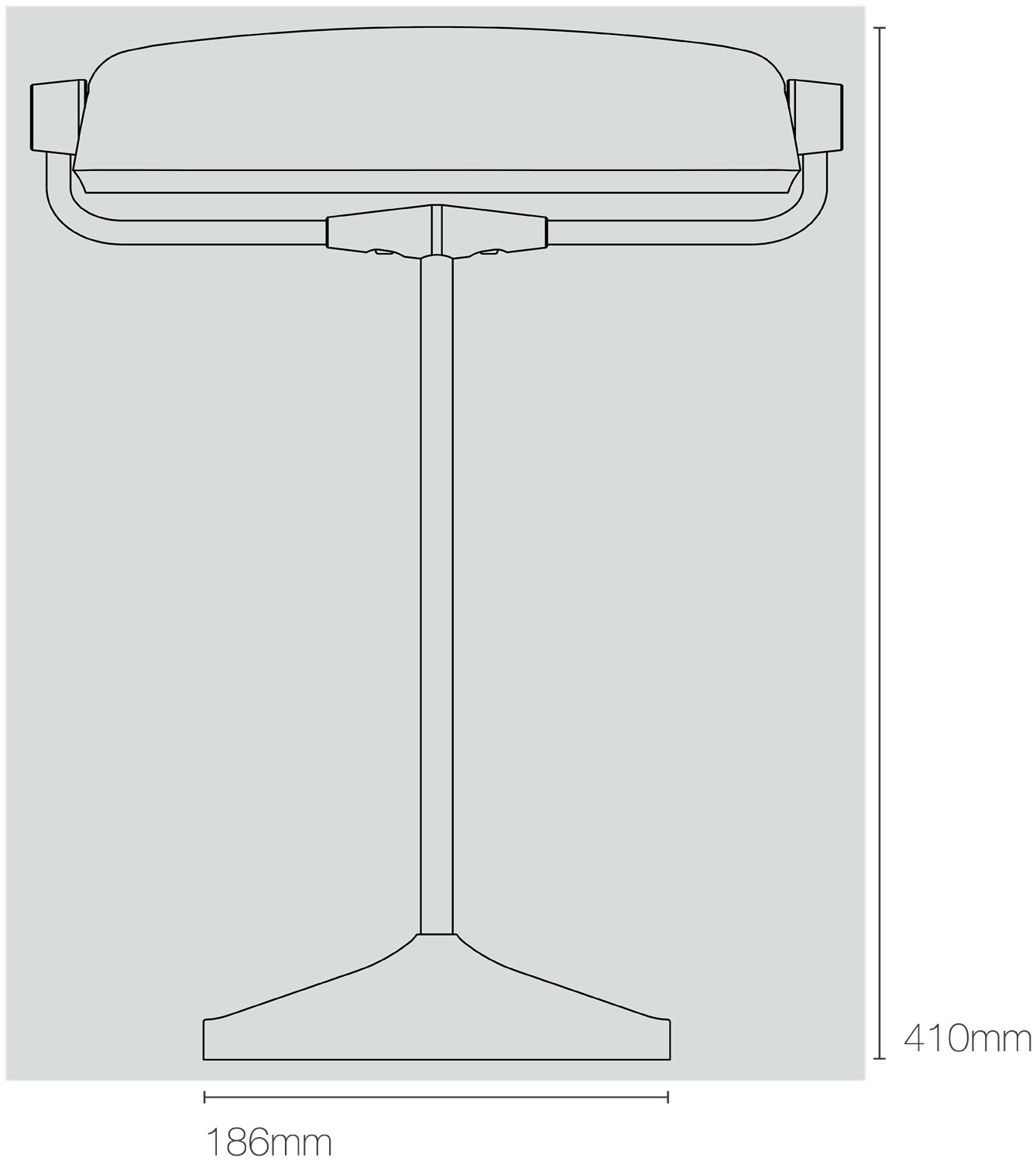 Dimensions Bankers Desk Light