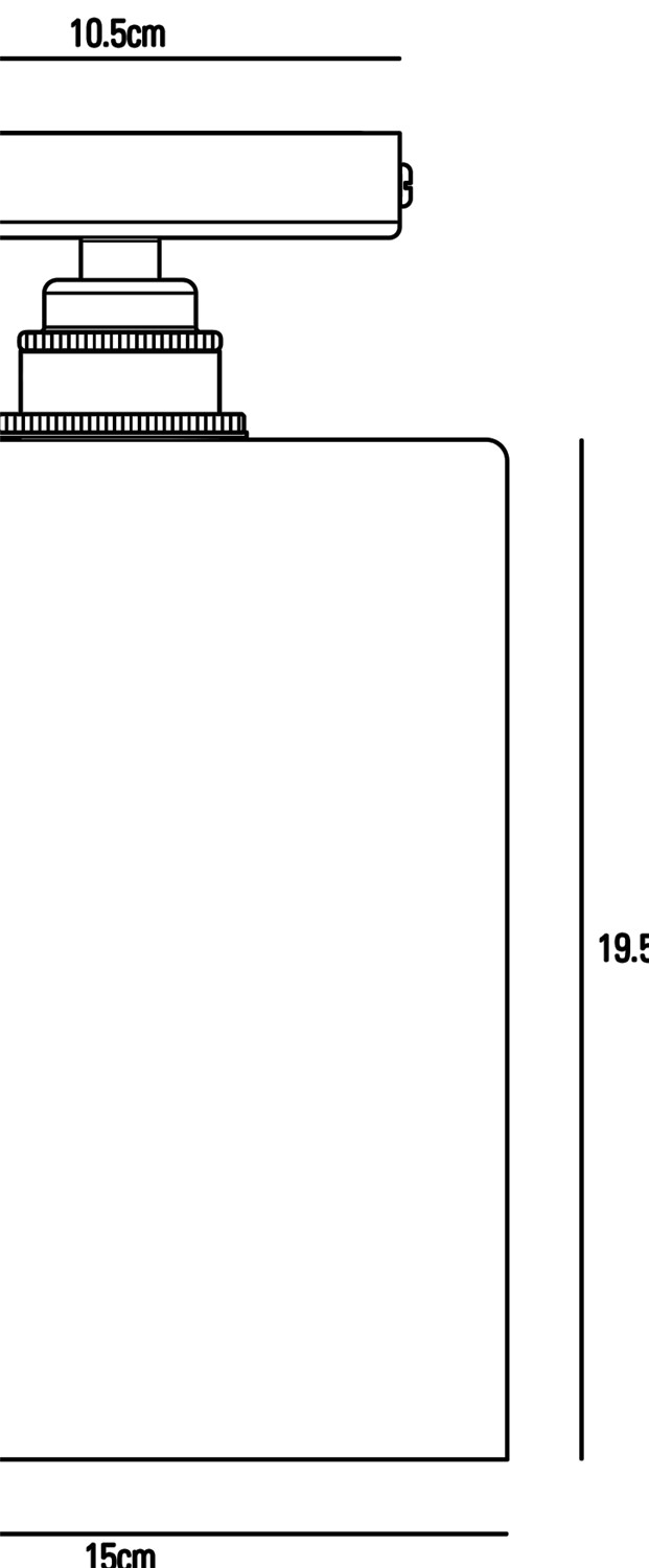 Dimensions Brompton Size 2 Ceiling Light