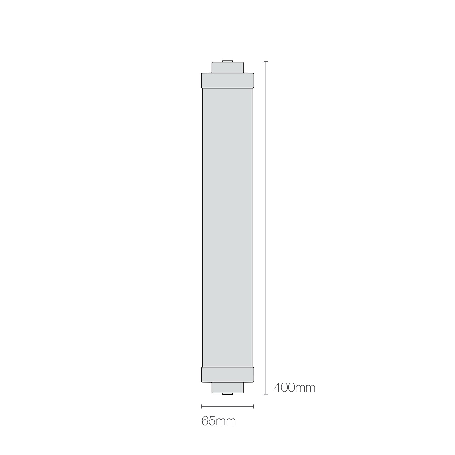 Dimensions Cabin LED Wall Light 40cm
