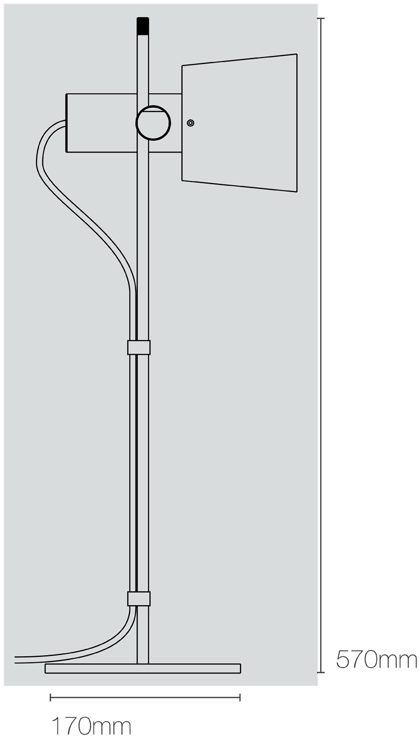 Dimensions Chester Table Light