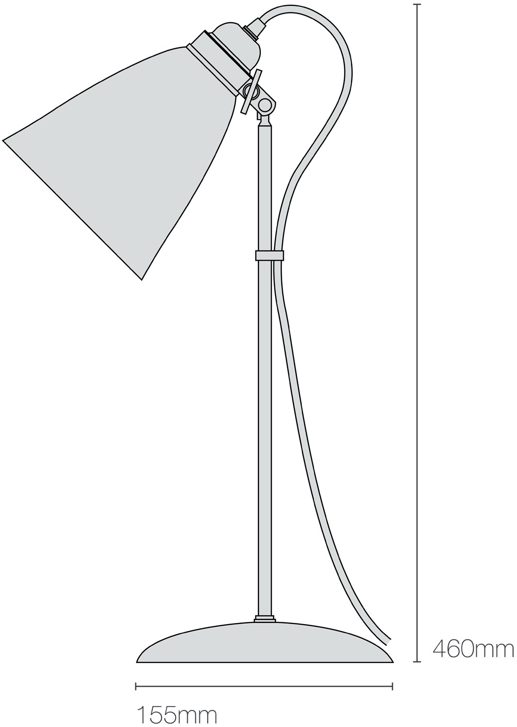Dimensions Circle Line Medium Table Light