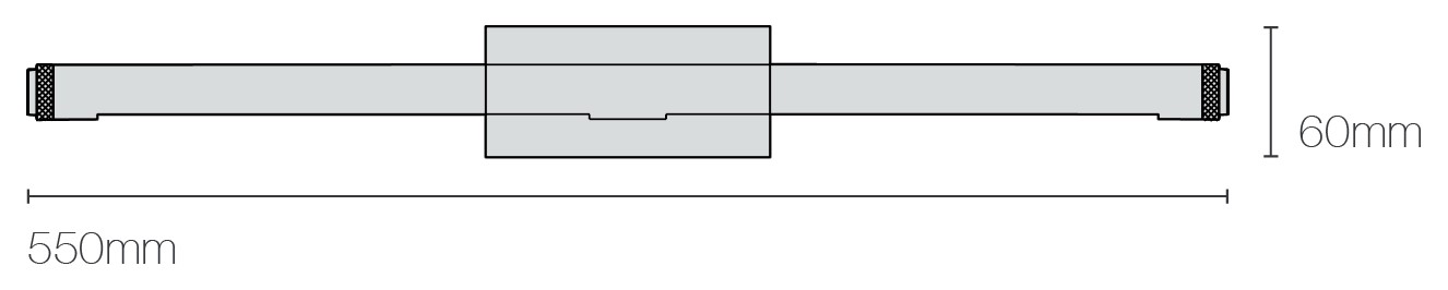 Dimensions Cooper Picture Light, Long