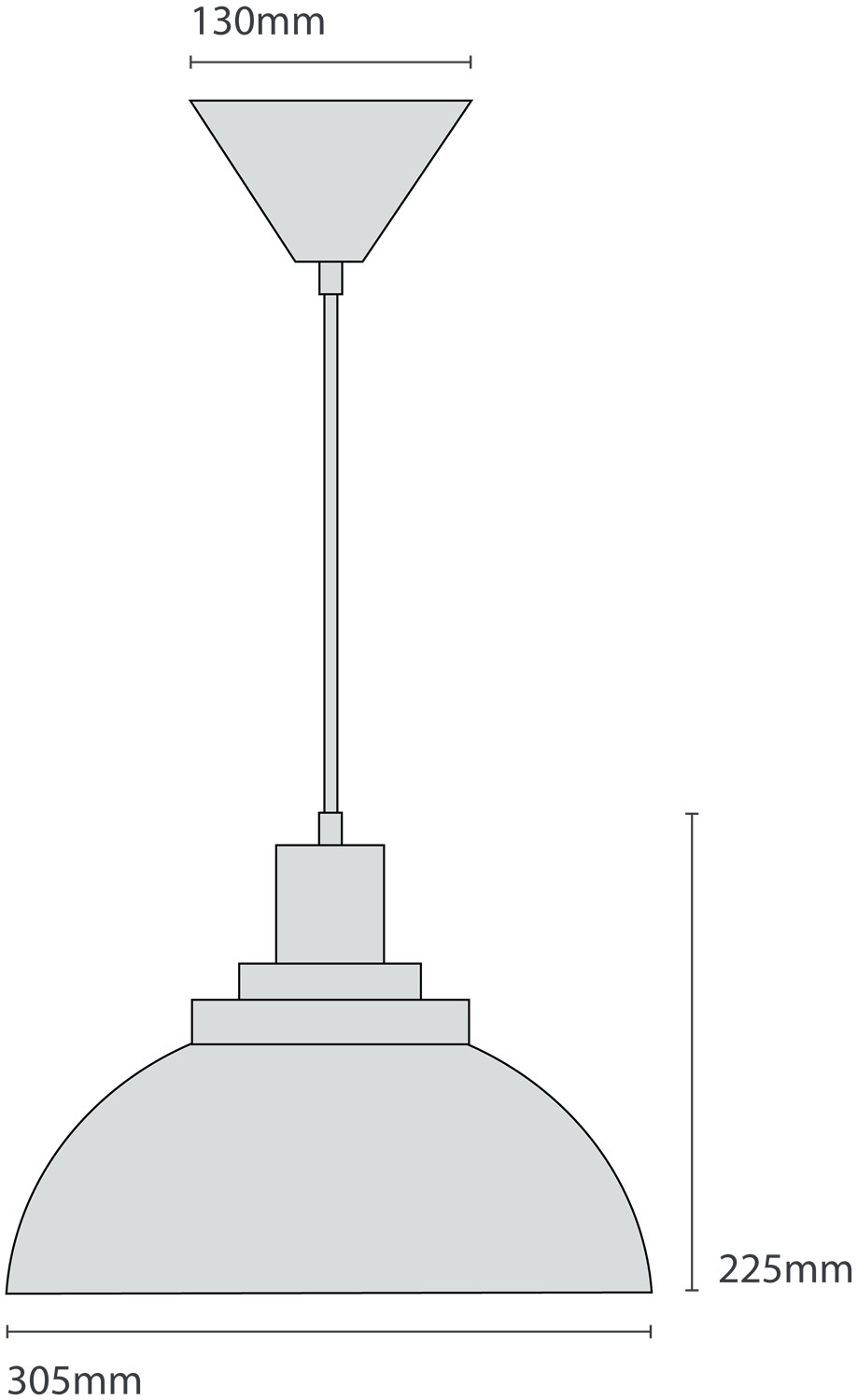 Dimensions Cosmo Prismatic Pendant