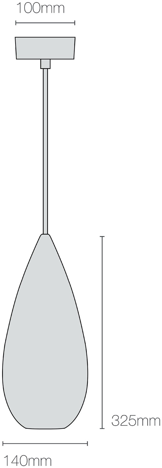 Dimensions Drop Zero Pendant