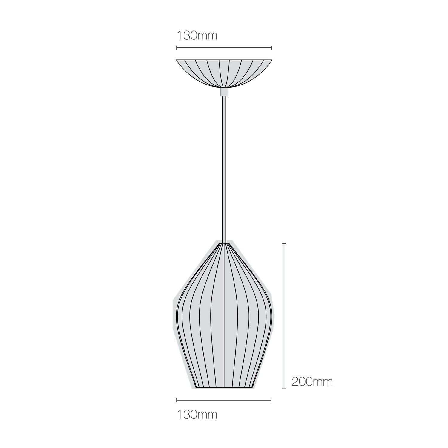 Dimensions Fin Pendant Grouping of 12