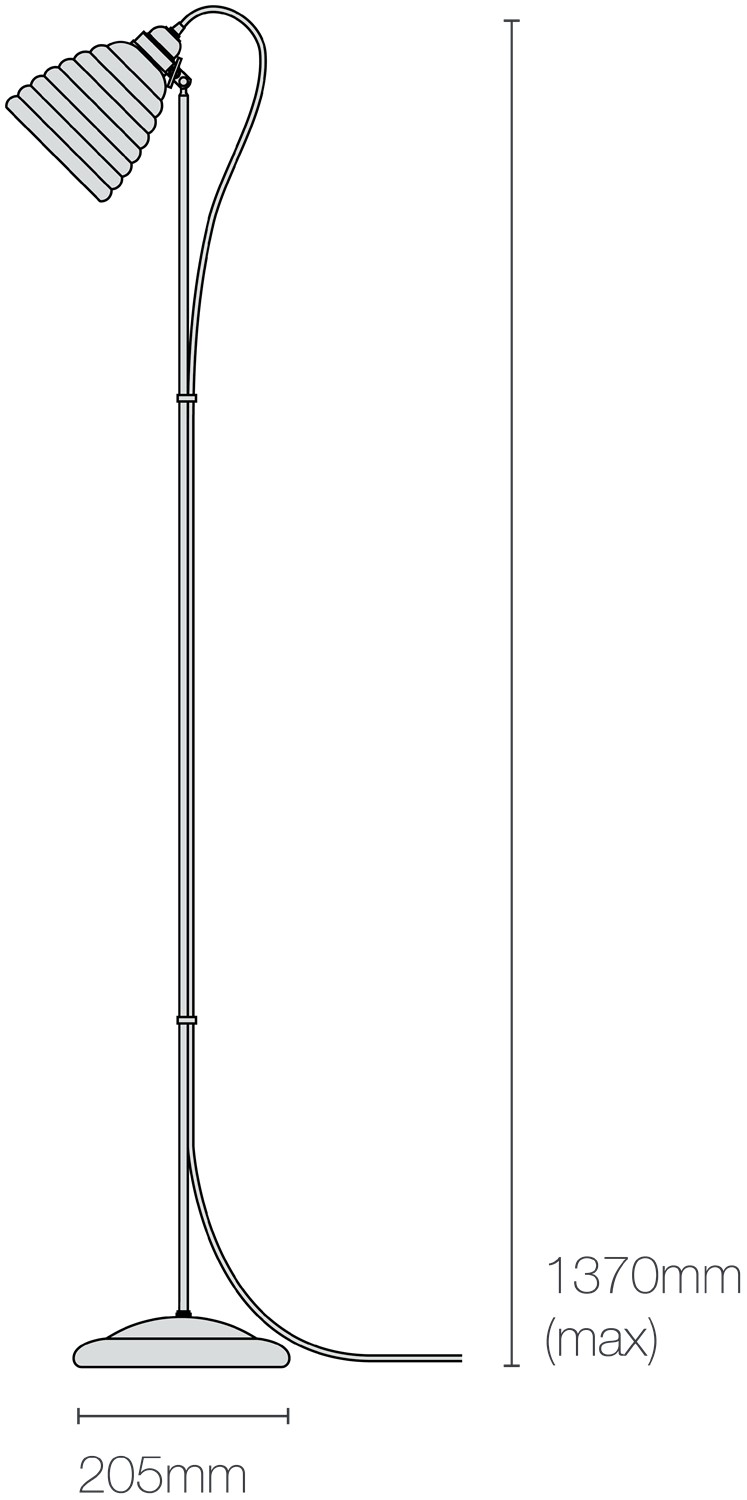 Dimensions Hector Bibendum Floor Light