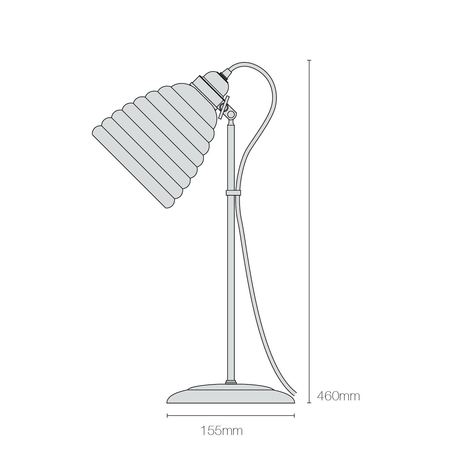 Dimensions Hector Bibendum Table Light