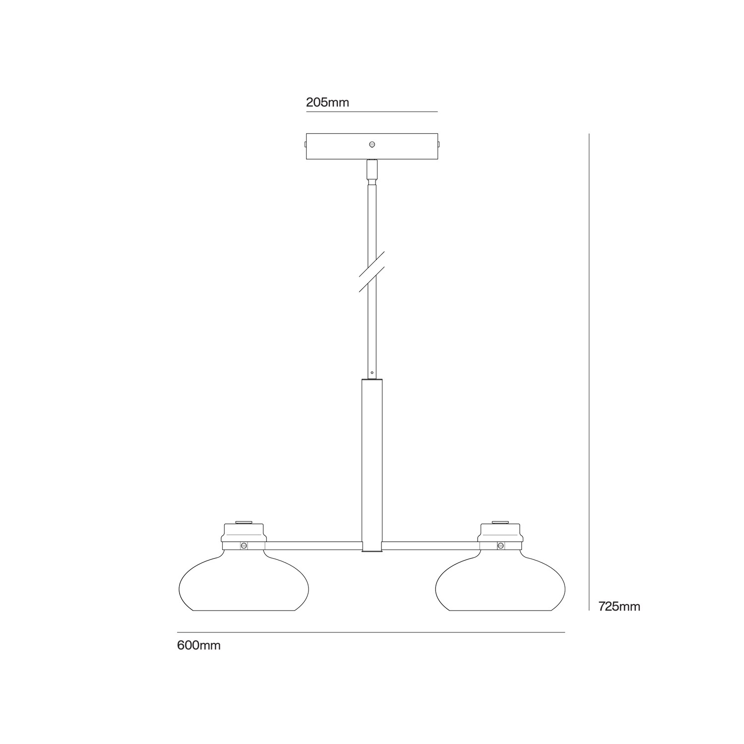 Dimensions Magnus S4 Pendant