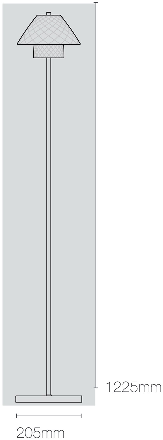 Dimensions Oxford Double Floor Light