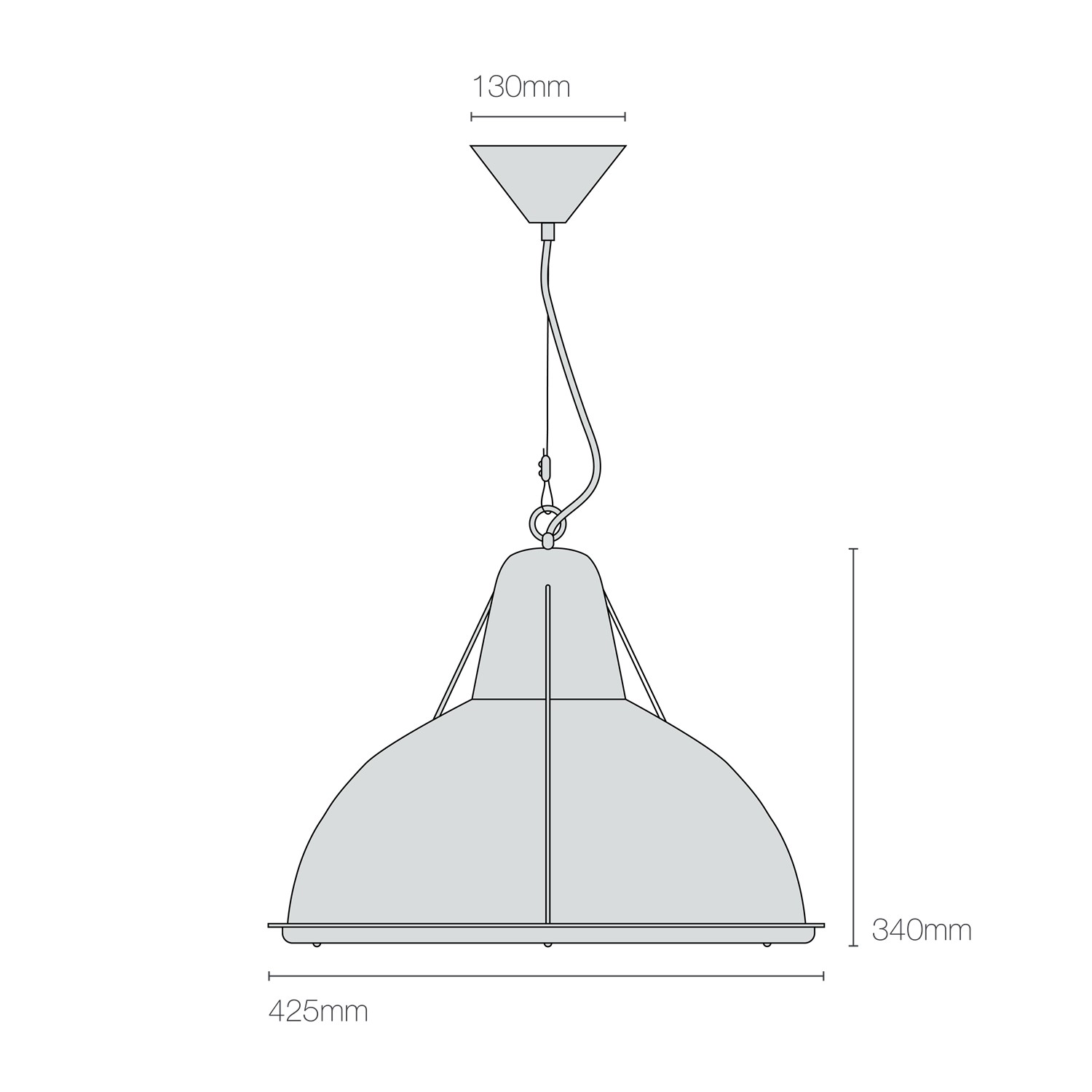 Dimensions Phane Large Prismatic Pendant