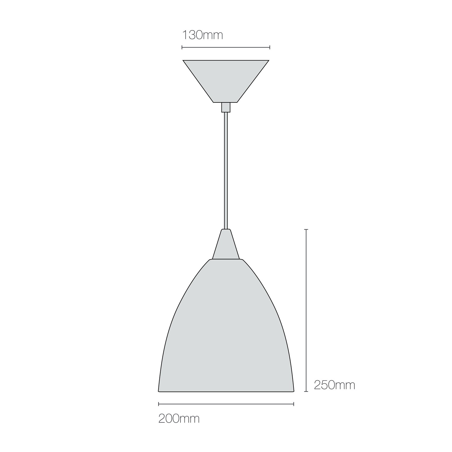 Dimensions Prismatic Large Pendant