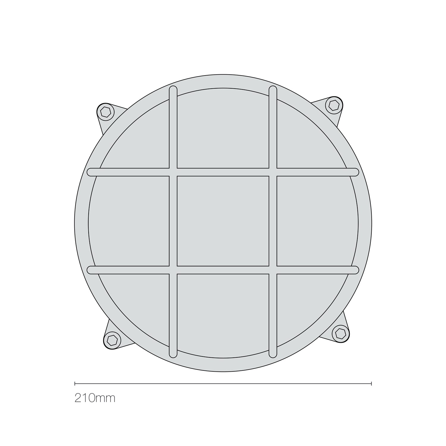 Dimensions Round Bulkhead Fitting 8111