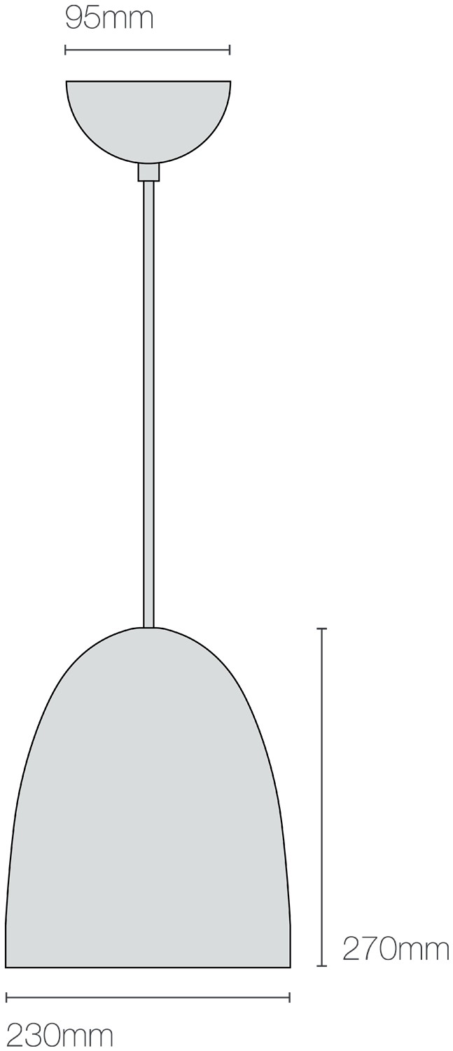 Dimensions Stanley Medium Pendant