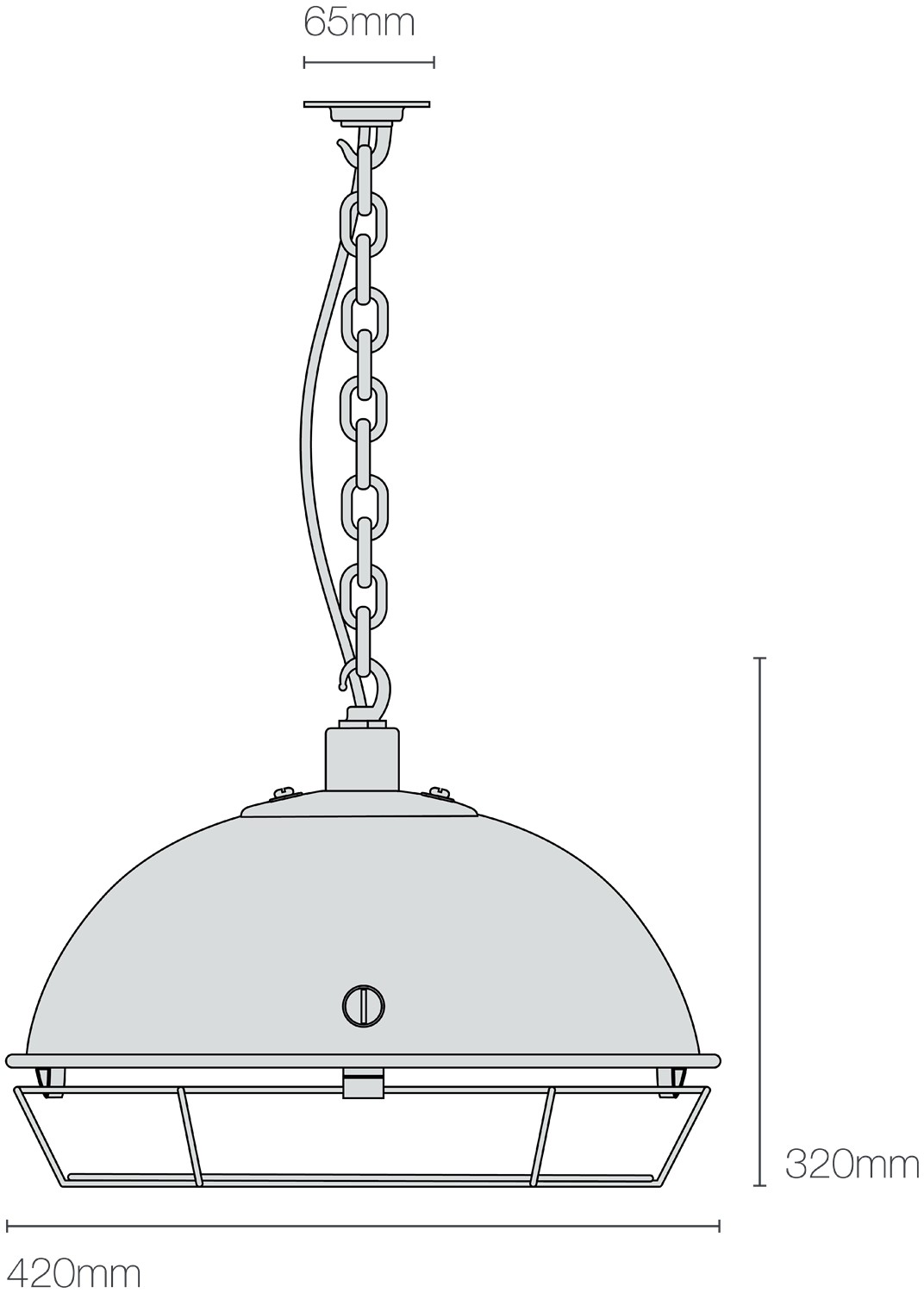 Dimensions Steel Working Light