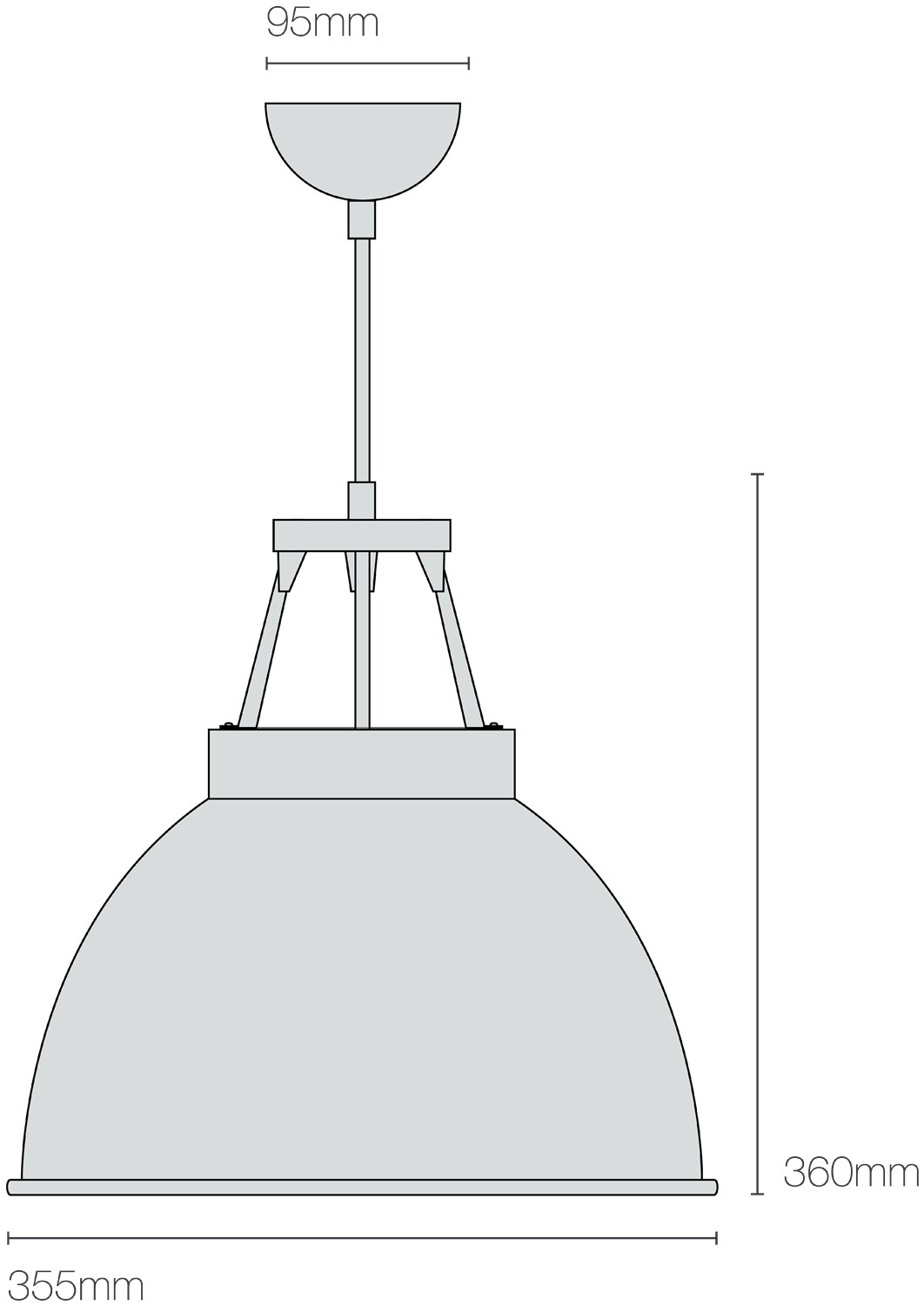 Dimensions Titan Size 1 Pendant