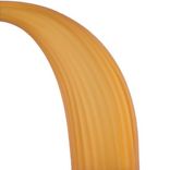 Satin amber blown glass