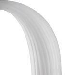 Satin white blown glass