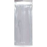 Hexagonal clear blown glass