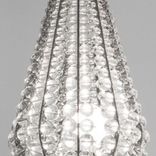 Clear crystals pearls and polished nickel