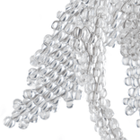 Crystal pearls leaves