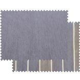 A02_melange light blue with matching piping fabric