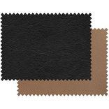 E03_black with caramel piping leather