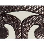 Chocolate brown leather string