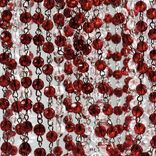 Red and clear crystals