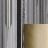 Polished nickel & satin brass details