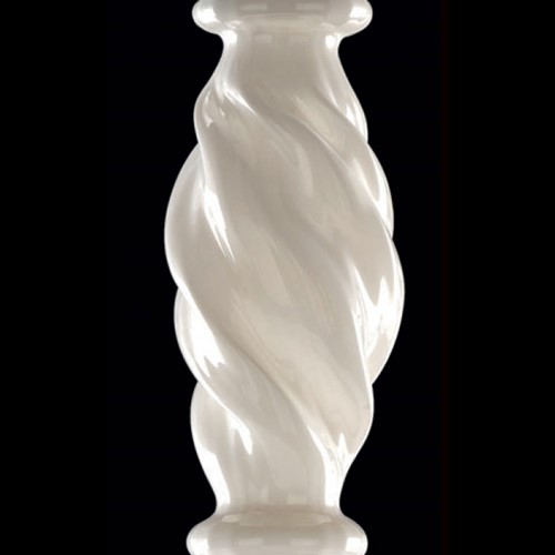 Milk white glass