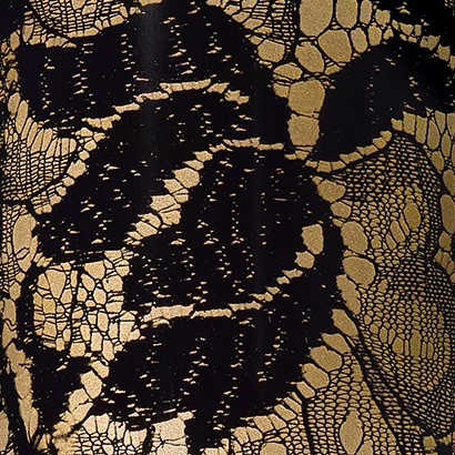 Vetro soffiato nero oro