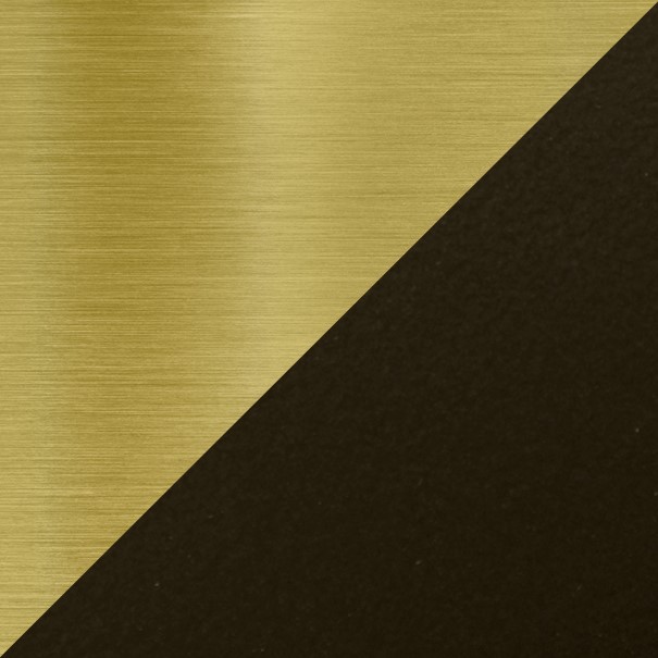 Brushed gold + Moka