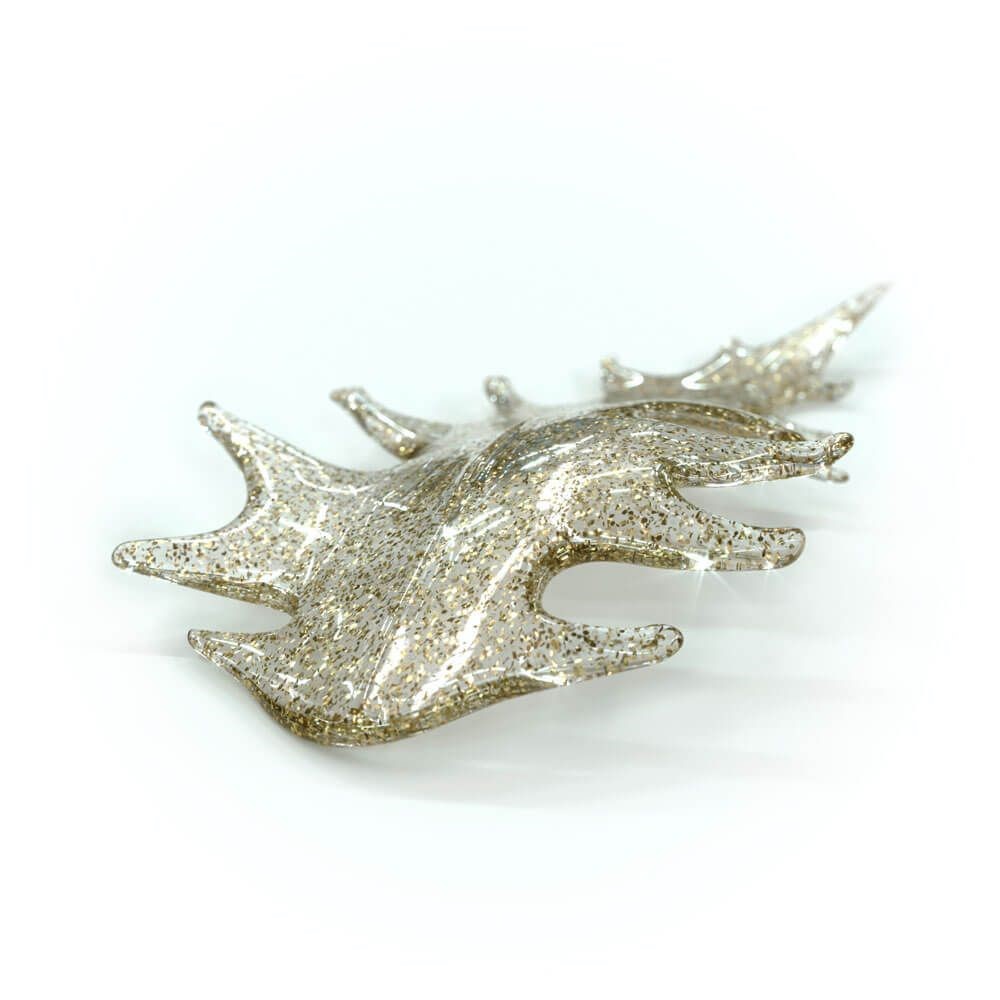 Crystal with golden mica