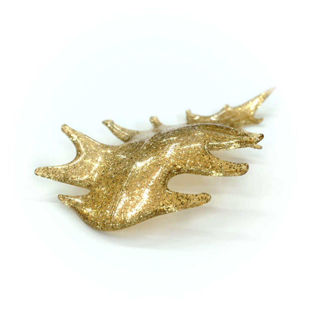 Light cognac with golden mica