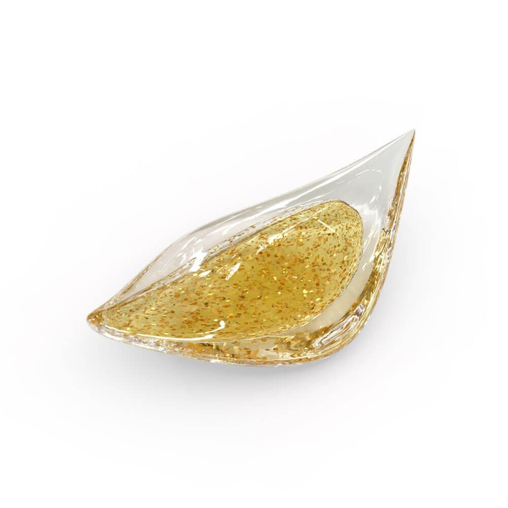 Crystal with golden mica
