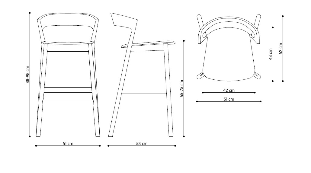 Technical Edith Stool-TR-0074-LE